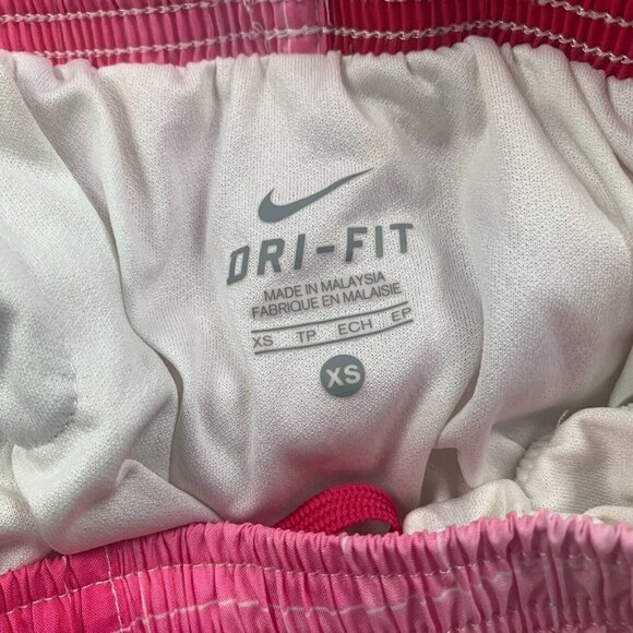 Nike Dri-Fit Womens Tempo Running Shorts Pink XS Elastic Waist Pull On - Picture 3 of 6
